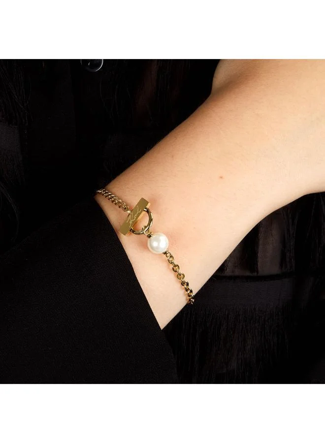 Karl Lagerfeld  Klayr13 Pearl Bracelet for Women | Best Price UAE