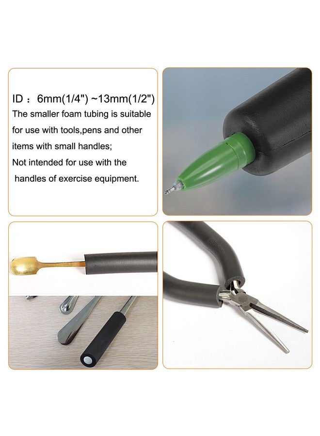 يو إكس سيل أنبوب إسفنجي من uxcell لدعم قبضة المقبض، عزل الأنابيب، قطر داخلي 25 مم (1 بوصة) وقطر خارجي 35 مم وطول 1 متر، أسود - Image 5