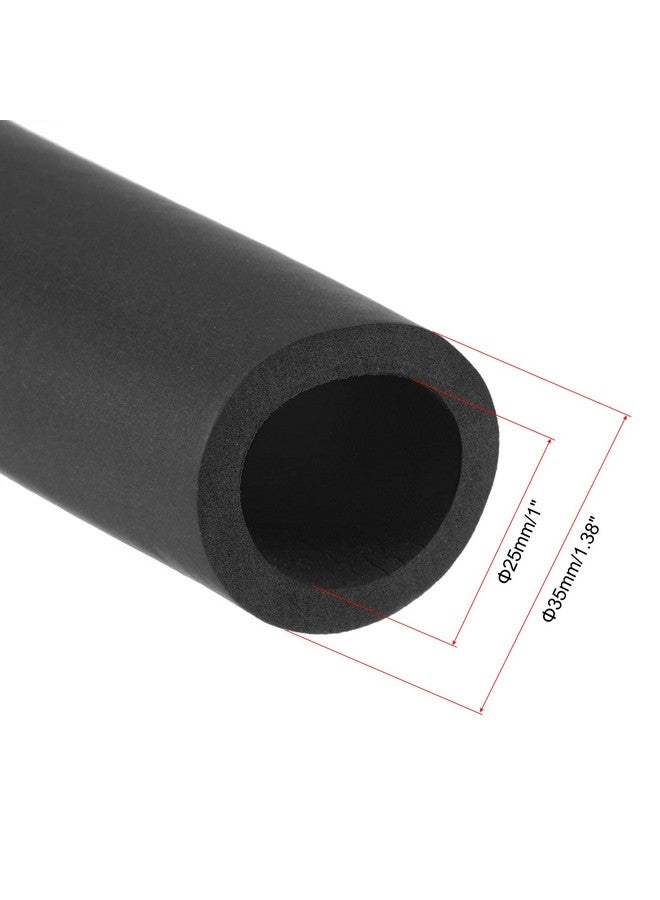 يو إكس سيل أنبوب إسفنجي من uxcell لدعم قبضة المقبض، عزل الأنابيب، قطر داخلي 25 مم (1 بوصة) وقطر خارجي 35 مم وطول 1 متر، أسود - Image 3