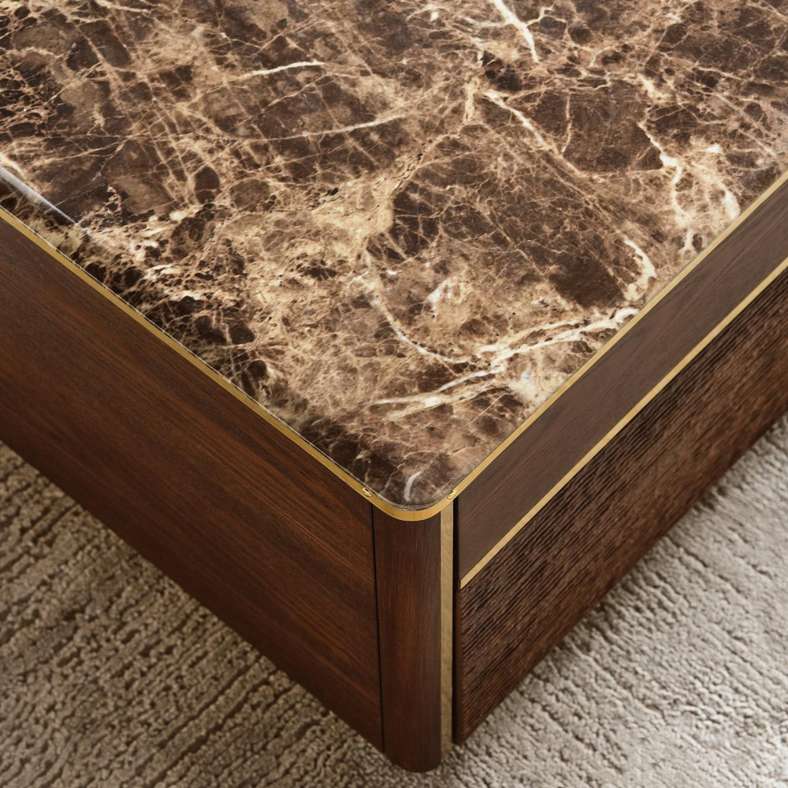 Pan Home Casavelle Coffee Table - Walnut - Image 5