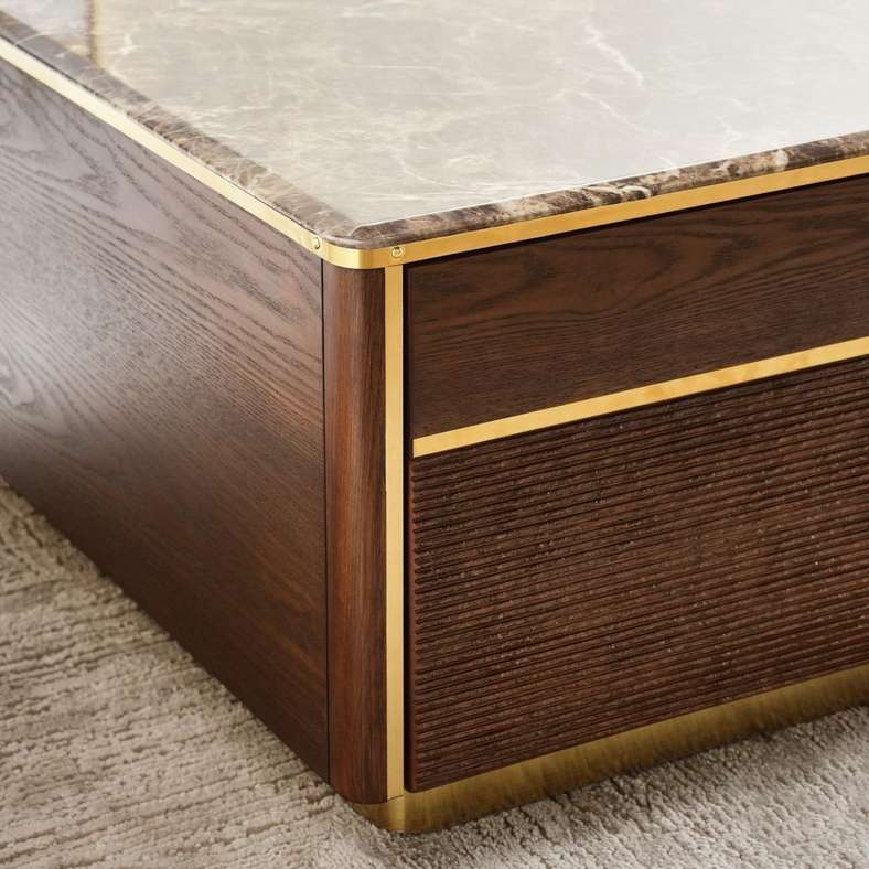 Pan Home Casavelle Coffee Table - Walnut - Image 4