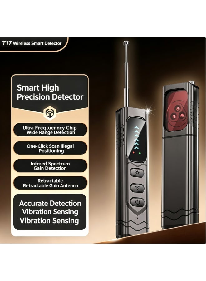SHENGHUI T17 camera detector, wireless signal infrared detector, anti-positioning listening device, hotel anti-theft camera - Image 3