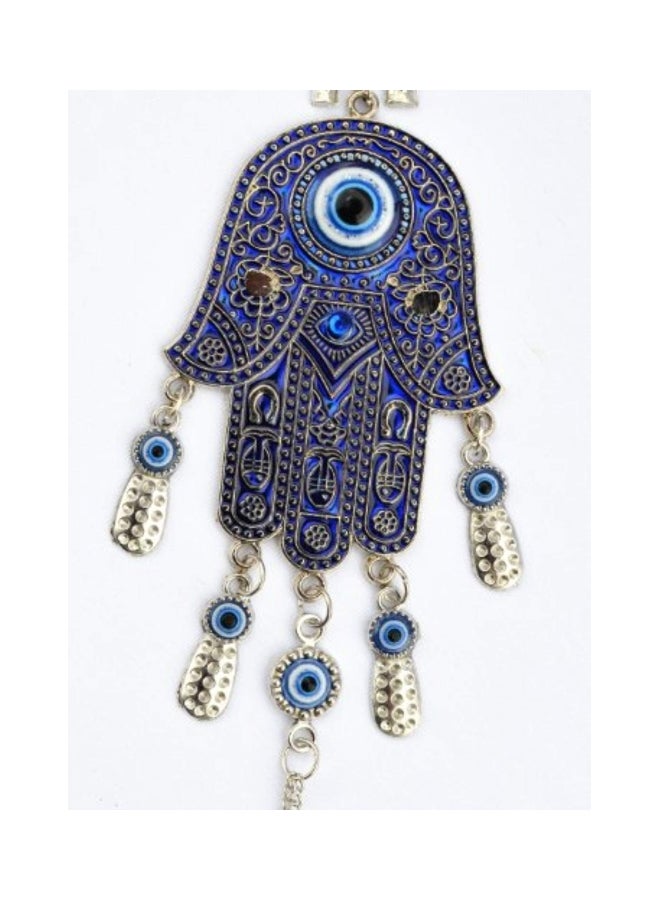 Betterdecor Blue Evil Eye Hamsa Hand Hanging Amulet | Protection and Good Luck Charm Decoration for Home Office Car -028 - Image 3