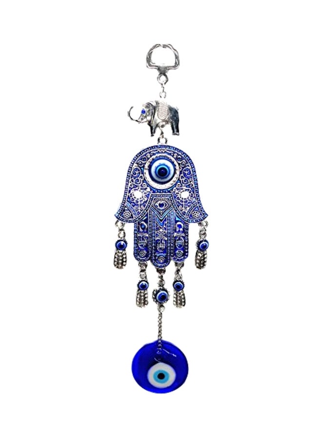 Betterdecor Blue Evil Eye Hamsa Hand Hanging Amulet | Protection and Good Luck Charm Decoration for Home Office Car -028 - Image 1