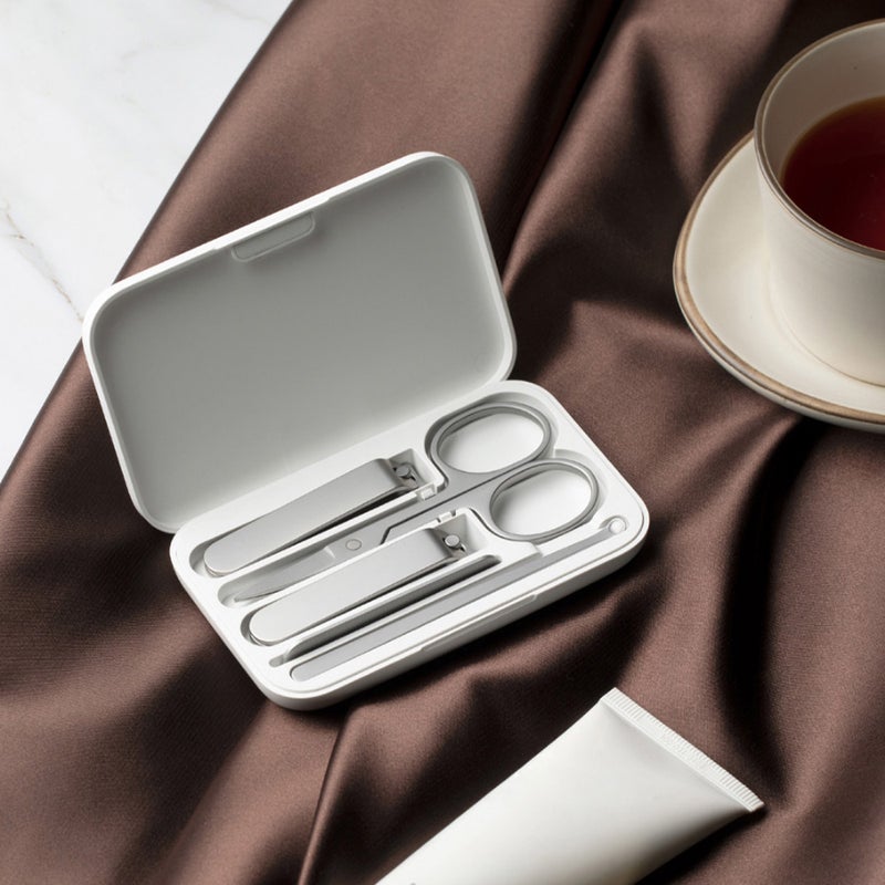 Xiaomi Mijia Nail Clippers Set Stainless Steel Trimmer Pedicure Care Clippers Earpick Nail File Professional Beauty Trimmer Tool - Image 2