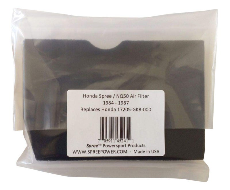 Spree Compatible/Replacement for Honda Spree NQ50 (1984-1987) Air Filter with SPARK PLUG - Image 4