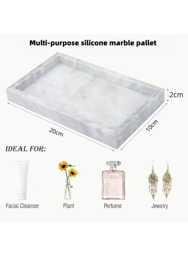 صينية العلاج بالروائح، صينية مستحضرات التجميل، صينية تخزين سطح المكتب - Image 2