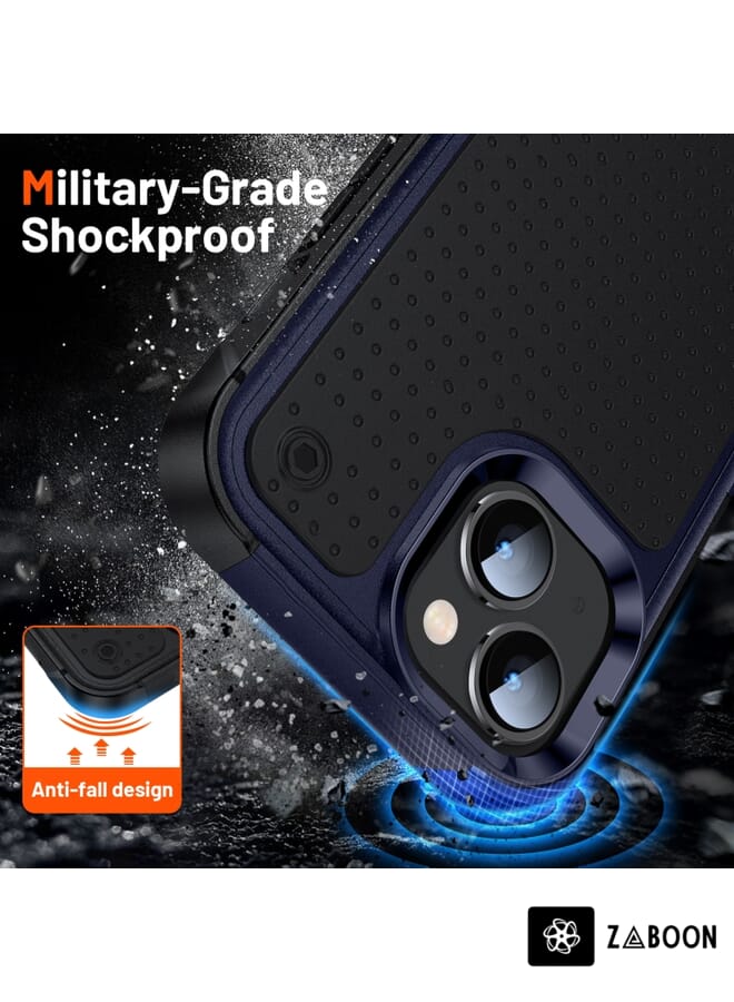 Zaboon Protective Case Cover For iPhone 14 PC + TPU Shockproof Protective - Image 3