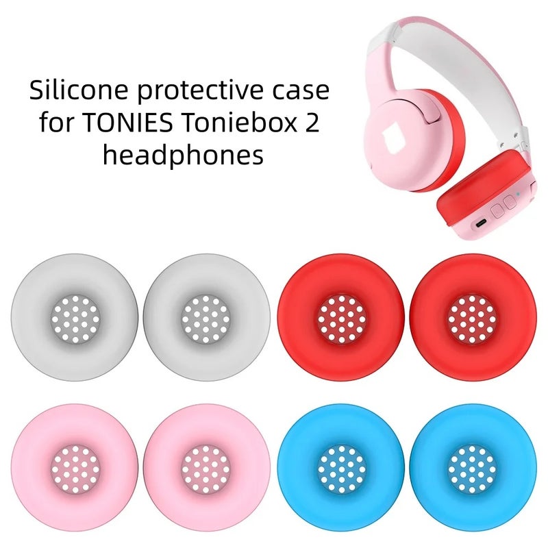 For TONIES Toniebox 2 Headphones Protective Case Solid Color Dust Cover - Image 3