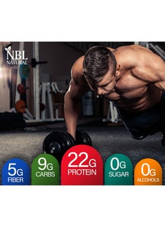 NBL Natural Plant Based Organic Protein Powder, Vegan, Non-Dairy, Gluten Free, Lactose Free, No Sugar Added, Creamy Chocolate Fudge, 2.2 lb, 25 Servings  - Image 4