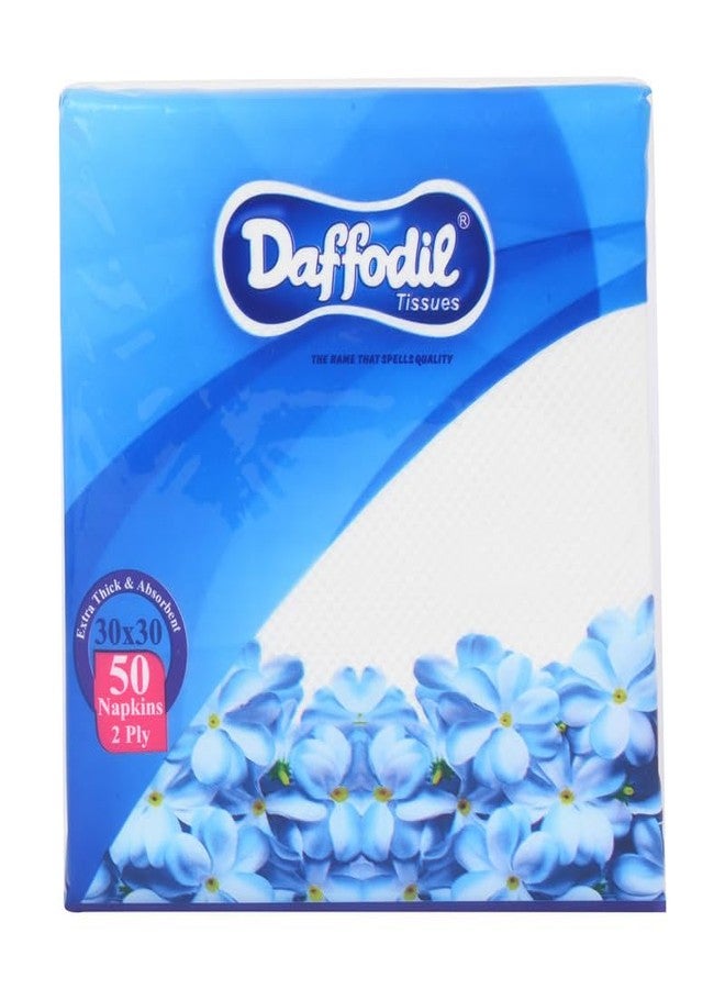 DAFFODIL 2Ply Tissue Paper Napkins -3 Packs, (50pcs per pack, 150pcs) Soft Tissue Paper, High Absorbent Paper Napkin, Perfect for Daily Use, Parties, and Dining Essentials - Image 3