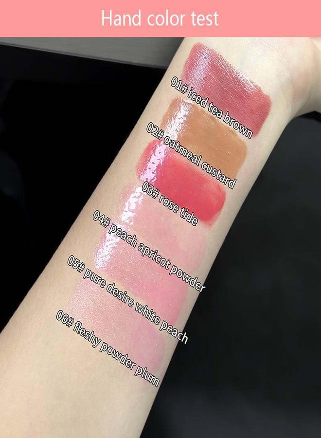 Cappuvini Temperature Changing Fine Glitter Lipstick | Light Texture with Sparkle | Sensitive Color Changing Technology | Pigmented Shades Baby Pink Rose Tide Peach Nude | Non-Greasy Moist Submissive Feel | Reindeer Design Tubes for Girls Teens Beauty Makeup Lovers (05# Pure Desire White Peach, 1.8g) - Image 2