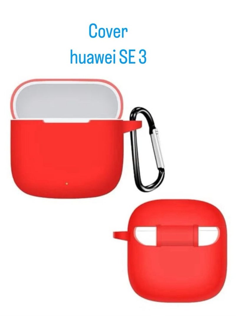 Silicone Case for Huawei FreeBuds SE 3 - red - Image 1
