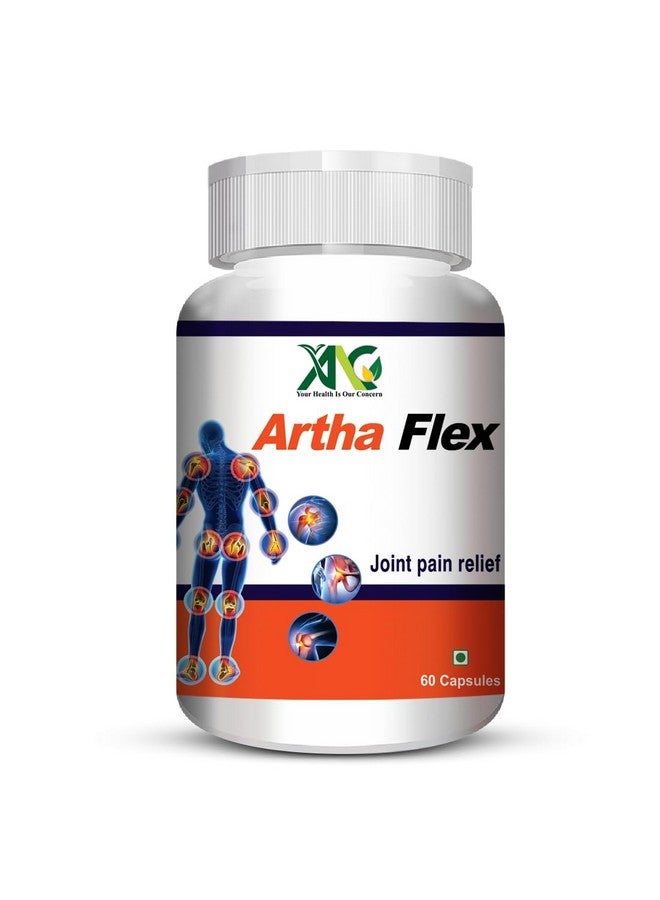 ANC كبسولات ANC Artha Flex | تساعد في تخفيف الألم والالتهابات والتهاب المفاصل تدعم الحركة | مكمل صحة المفاصل للرجال والنساء (60 كبسولة) - Image 1