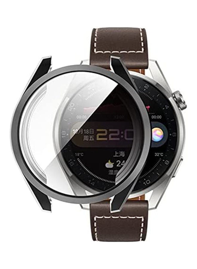 NIBEMINENT Screen Protector Case For Huawei Watch 3/3 Pro Black  - Image 1