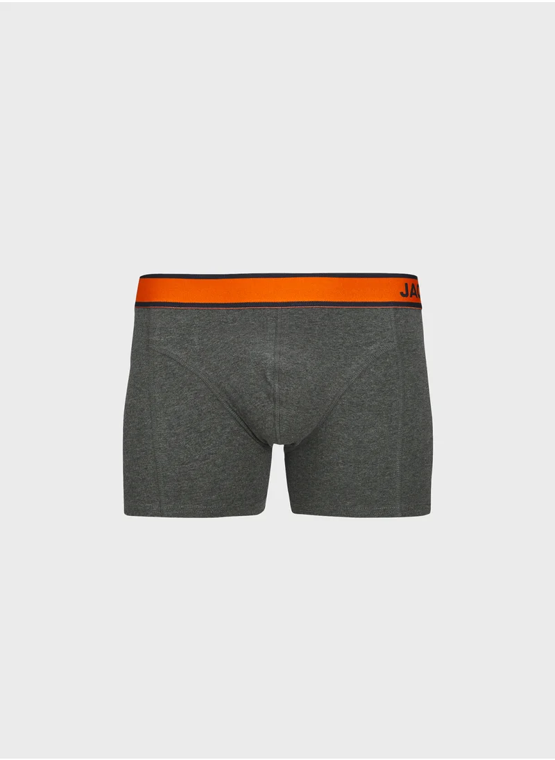 جاك اند جونز 3 Pack Logo Band Trunks
