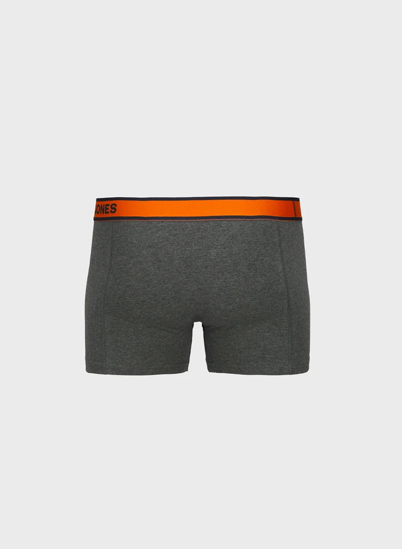 جاك اند جونز 3 Pack Logo Band Trunks