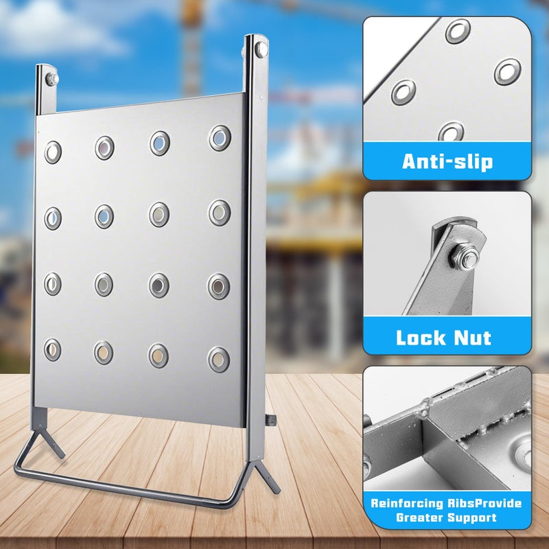 GQGP Ladder Platform Anti-Slip Ladder Work Platform Accessories for Stabilizer, Work Tray Attachment for Painters and Tools, Made of Premium Alloy Steel Holds 400 lbs - Image 5