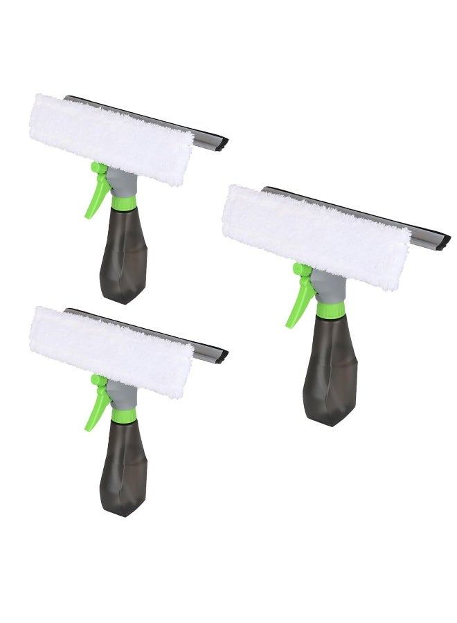 Generic Window Cleaner Squeegee Glass Cleaning Tool 3 In 1 Double Sided Squeegee Cleaning Supplies for Windows Multi Purpose Squeegee 3Pcs  - Image 1