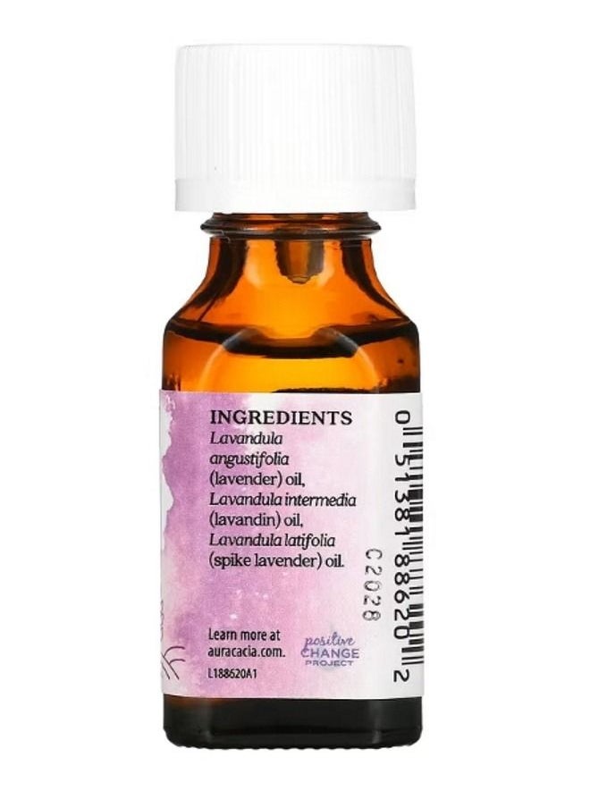 Aura Cacia Pure Essential Oil Blend Lavender Harvest 0.5 fl oz 15 ml  - Image 2