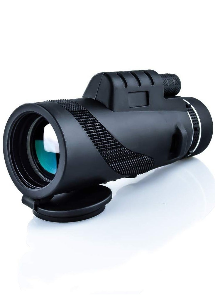 Monocular Telescope Telephoto Lens for iPhone, 40X60 High Power Monocular Scope, Professional Macro Photography Lens (Fits for Almost All Phone) 6-Piece Set - Image 1