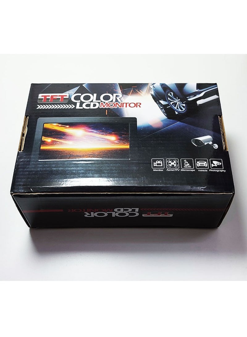 7 inch LCD Monitor Small LCD Monitor HD AV/VGA/HDMI Input Compatiable - Image 4