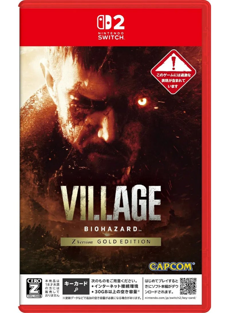 CAPCOM Biohazard Village Z Version [Gold Edition] - Nintendo Switch 2 (GAME-KEY CARD | Multilanguage) - nintendo_switch - Image 1