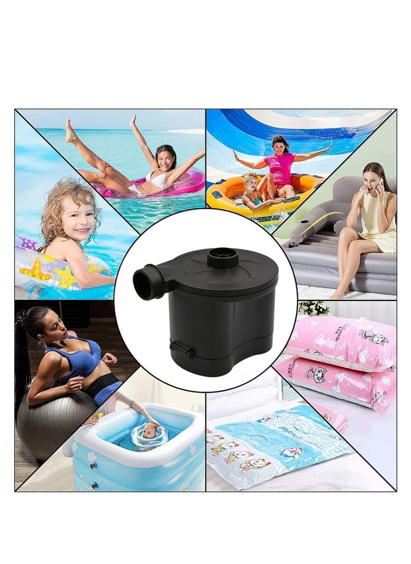 XiuWoo Electric Air Pump Powered for Inflatables Inflator Deflator with 3 Sizes Nozzles Airbed Mattress Swimming Pool(4D Battery Not Included)  - Image 5