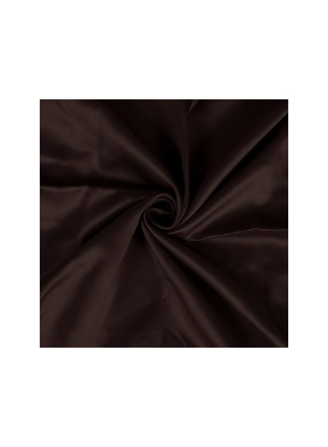 The Bros Blackout Window Curtains, for Living/Bedroom. Premium Faux Silk, Rich Polyester. Light Blocking, Thermal Insulation, Noise Reduction. Grommet. Brown, 2 Panels, 152cm/5ft - Image 4