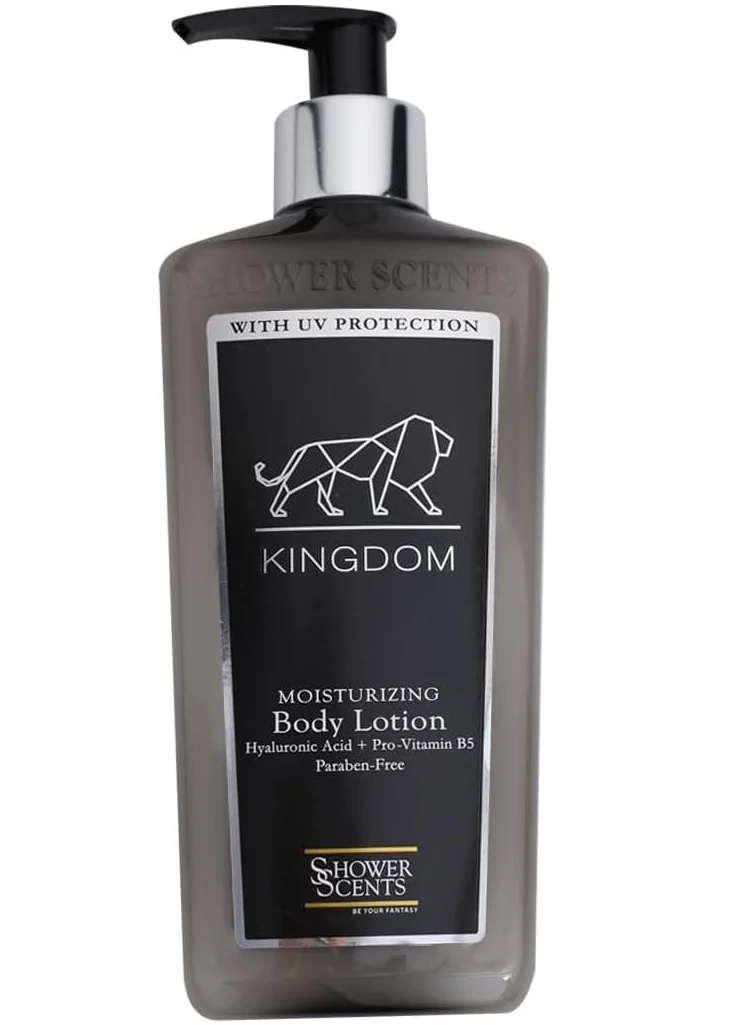 Shower Scents Shower Scents Kingdom Paraben-Free Moisturizing Body Lotion with Hyaluronic Acid, Pro-Vitamin B5, Vitamin E and UV Protection 312ml