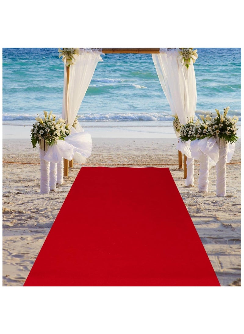 Generic Indoor/Outdoor Large Celebration Red Carpet -1m x 10m Wedding Birthday Party Decoration Steps Runway  - Image 5
