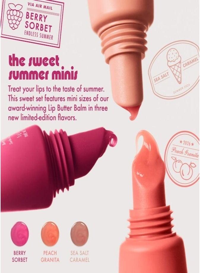 Summer Fridays The Sweet Summer Minis Lip Butter Balm Trio Set 15g – Hydrating Lip Care Collection - Image 2