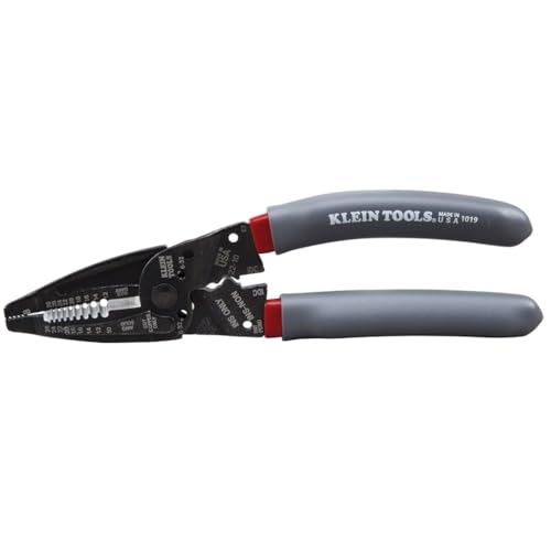 Klein Tools 1019 Klein Kurve Wire Stripper Crimper Cutter Made in USA Cutting Crimping Stripping Tool for B and IDC Connectors Terminals More