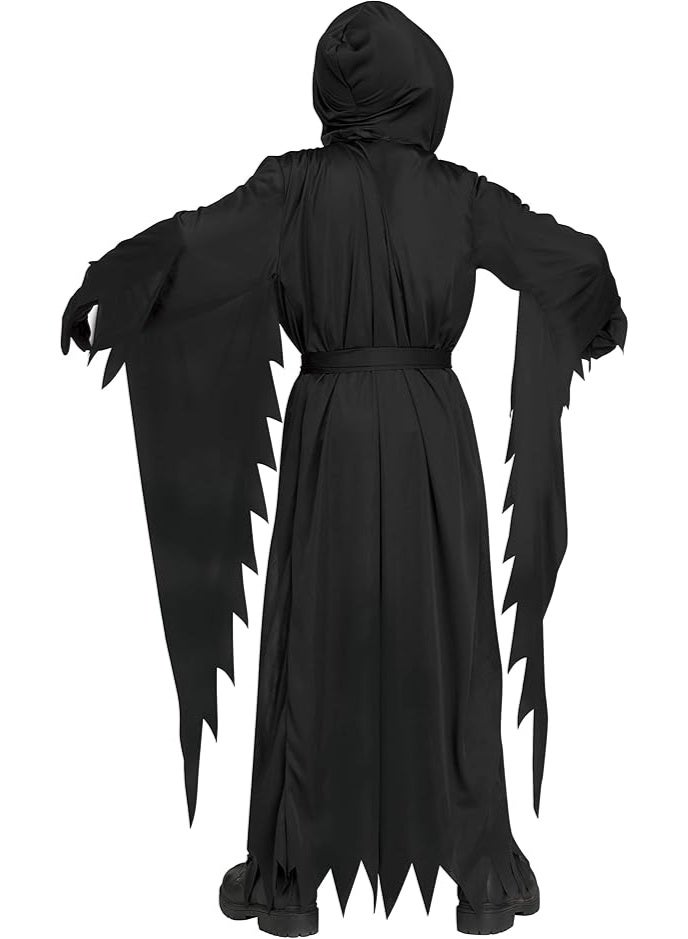 Jorunb Adult Fun World Scream Ghost Face Costume, Scary Ghost Face Halloween Carnival Scream Cosplay Costume with Mask - Image 2