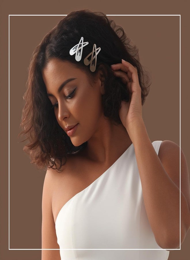 تينيتور مجموعة تينيتور من 148 مشبك شعر، 48 مشبك شعر، 100 ربطة شعر، مشابك شعر معدنية للنساء والفتيات، مشابك شعر للنساء بأربعة ألوان - Image 3