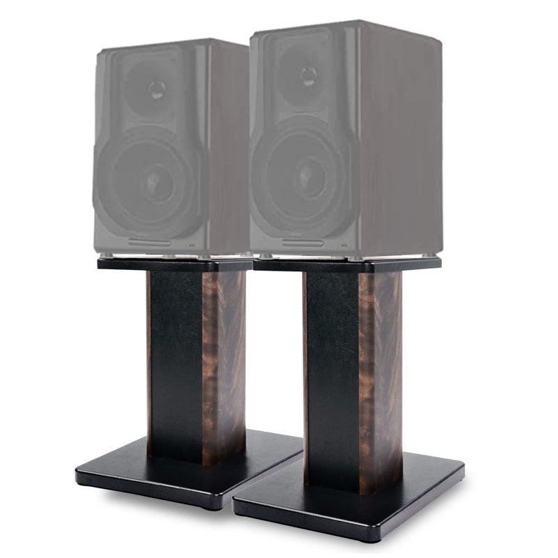 IBVIVIC 16 Inch (40CM) - Pair-Wood Speaker Stands for Home-Cinema HiFi Desktop and Satellite Speakers Monitor Stands, Enhanced Audio Listening Experience for Home Theaters - Image 1