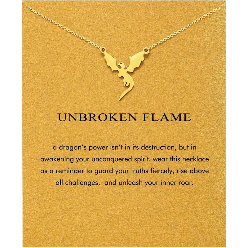 Baydurcan Dragon Necklace for Women Inspirational Gifts for Women Dragon Jewelry (Dragons) - Image 1