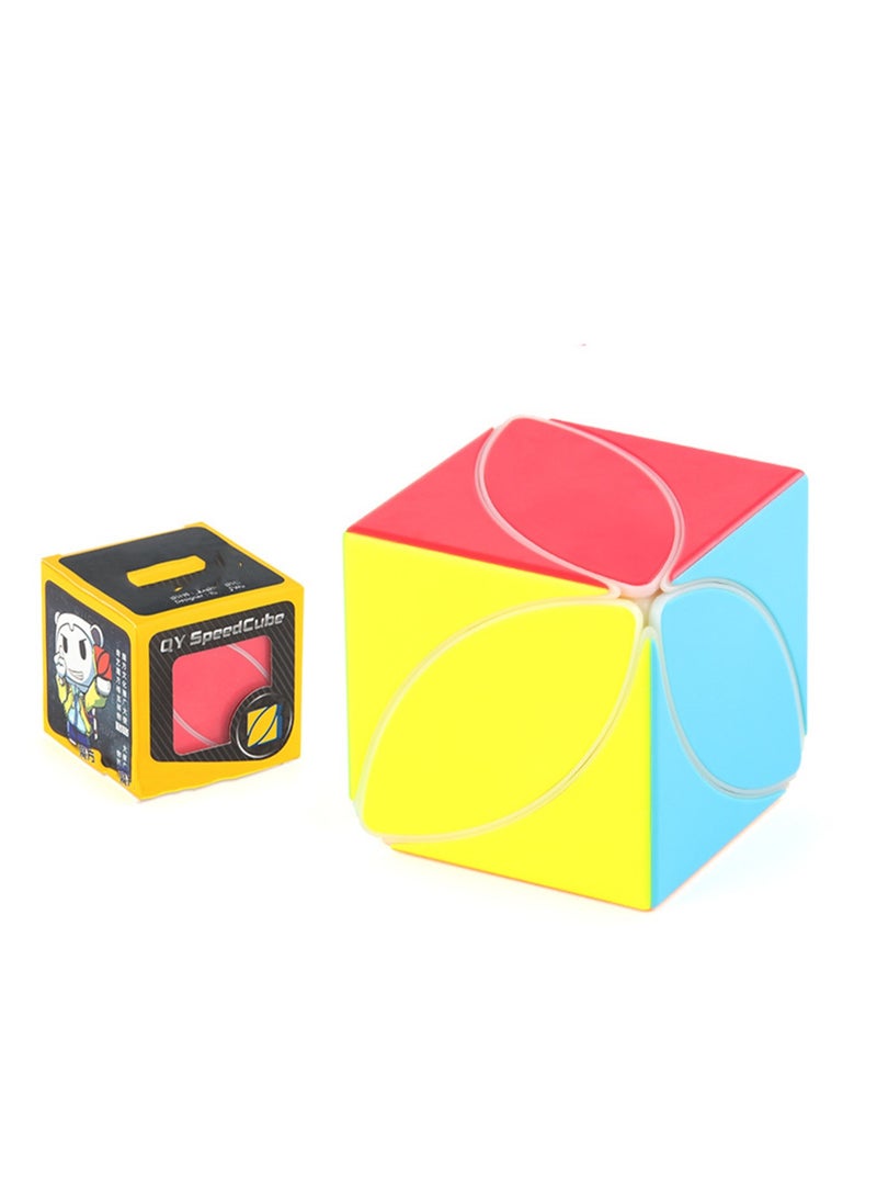Maple Leaf Series Smooth Rotating Neon Color 3rd Cube (Colorful maple leaves) - Image 1
