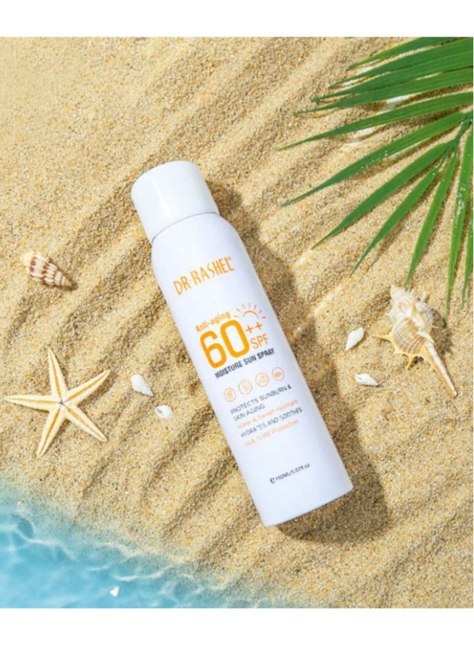 دكتور راشيل بخاخ مضاد للشيخوخة ومرطب للشمس بعامل وقاية من الشمس 60 شفاف 150 مل - Image 3