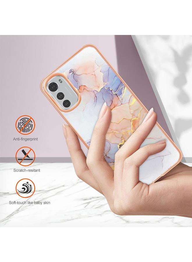 اس-توب جراب لهاتف Motorola Moto E32 4G / E32S، جراب هاتف IMD TPU مطلي بالكهرباء - Image 4