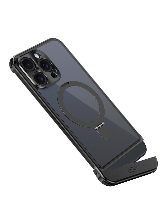 Zaboon Case For iPhone 12 Pro Metal Scissor Design Aroma MagSafe Ring Holder Phone Case - Image 1