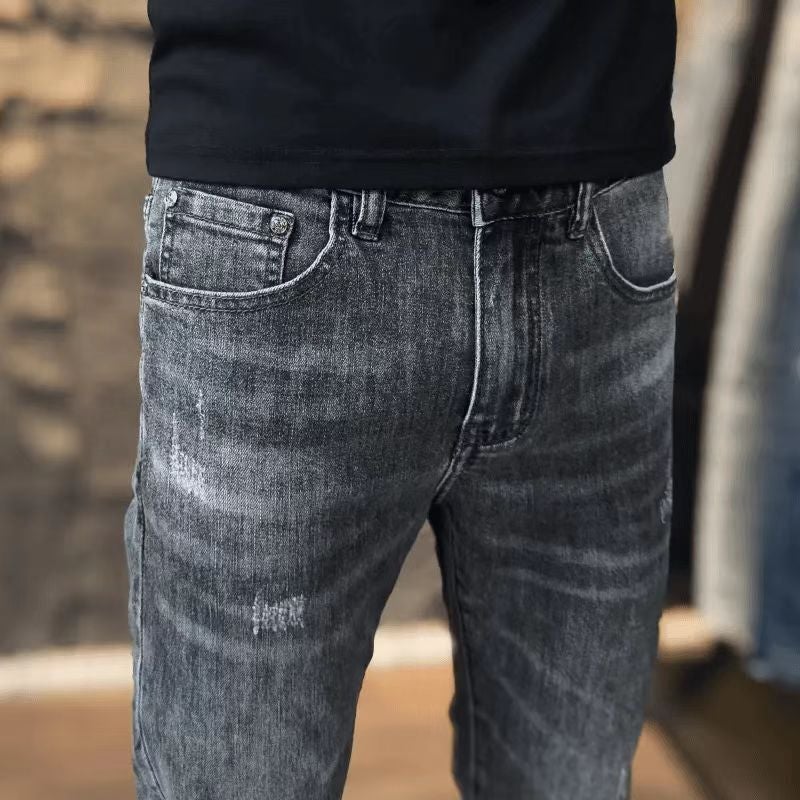 Unisex Classic Denim Jeans Loose Fit Daily Outdoor Wear - Image 3
