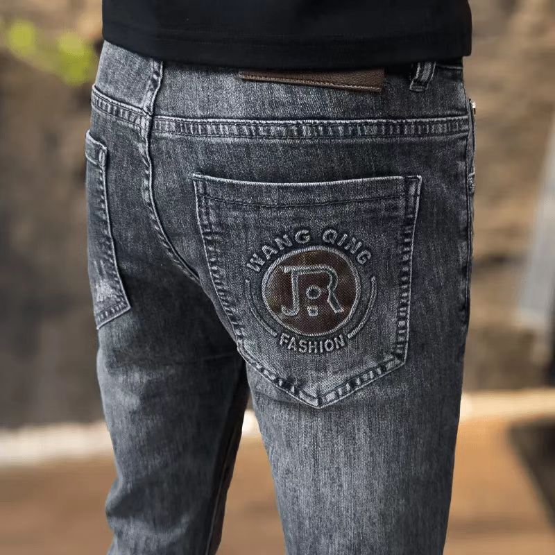 Unisex Classic Denim Jeans Loose Fit Daily Outdoor Wear - Image 2