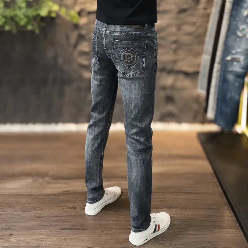 Unisex Classic Denim Jeans Loose Fit Daily Outdoor Wear - Image 4