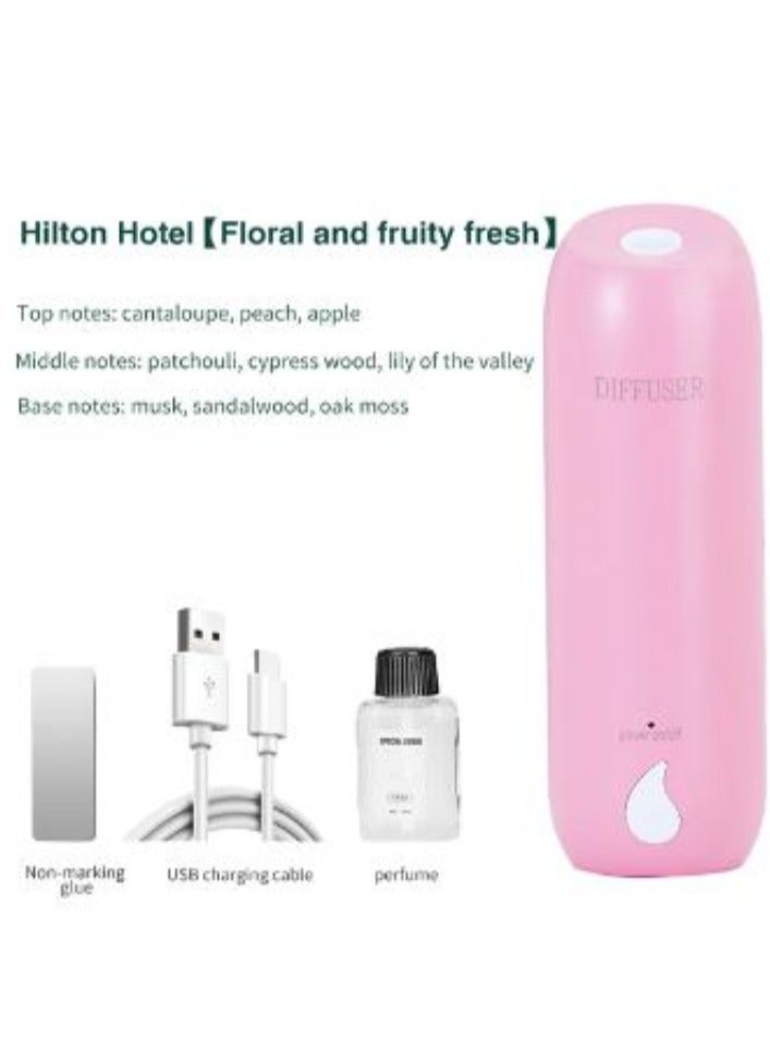 ارواق 100 متر مكعب من الزيوت العطرية 45 مل (الأزهار والفواكه المنعشة) 3 أوضاع ناشر رائحة يعلق على الحائط عطور الغرفة المنزلية المرحاض الفندق أجهزة تنقية الهواء المرطب (الأزهار والفواكه الطازجة) - Image 1