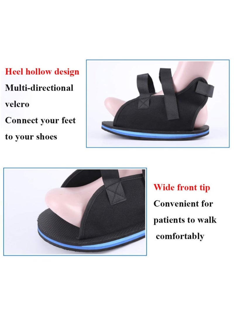 MileMelo Cast Shoe Foot Fracture Support Open Toe Plaster Cast Boot Post Op Shoe Toe Valgus Surgical Fixed Gypsum Shoe Walking Boot for Foot Injuries Stable Ankle Joints Postoperative Recovery Pain Relief  - Image 3