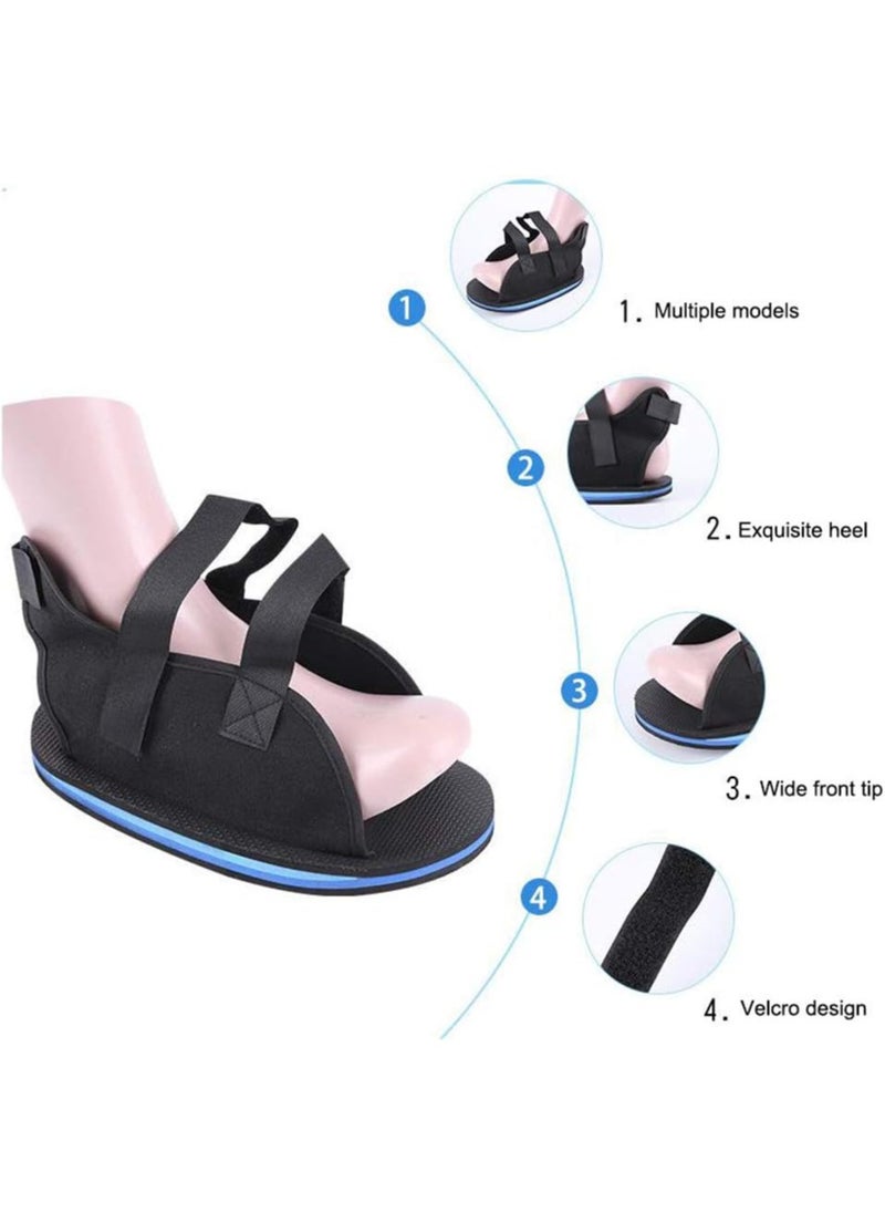 MileMelo Cast Shoe Foot Fracture Support Open Toe Plaster Cast Boot Post Op Shoe Toe Valgus Surgical Fixed Gypsum Shoe Walking Boot for Foot Injuries Stable Ankle Joints Postoperative Recovery Pain Relief  - Image 2
