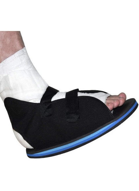 حذاء جبس لدعم كسور القدم المفتوحة عند الاصابع، حذاء ما بعد العمليات الجراحية، حذاء جبس ثابت للمشي لاصابات القدم ومفاصل الكاحل المستقرة والتعافي بعد العملية الجراحية وتخفيف الالم