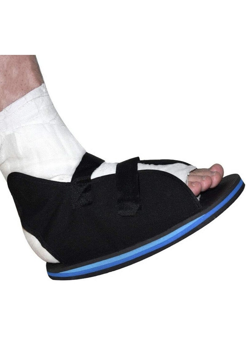 MileMelo Cast Shoe Foot Fracture Support Open Toe Plaster Cast Boot Post Op Shoe Toe Valgus Surgical Fixed Gypsum Shoe Walking Boot for Foot Injuries Stable Ankle Joints Postoperative Recovery Pain Relief  - Image 1