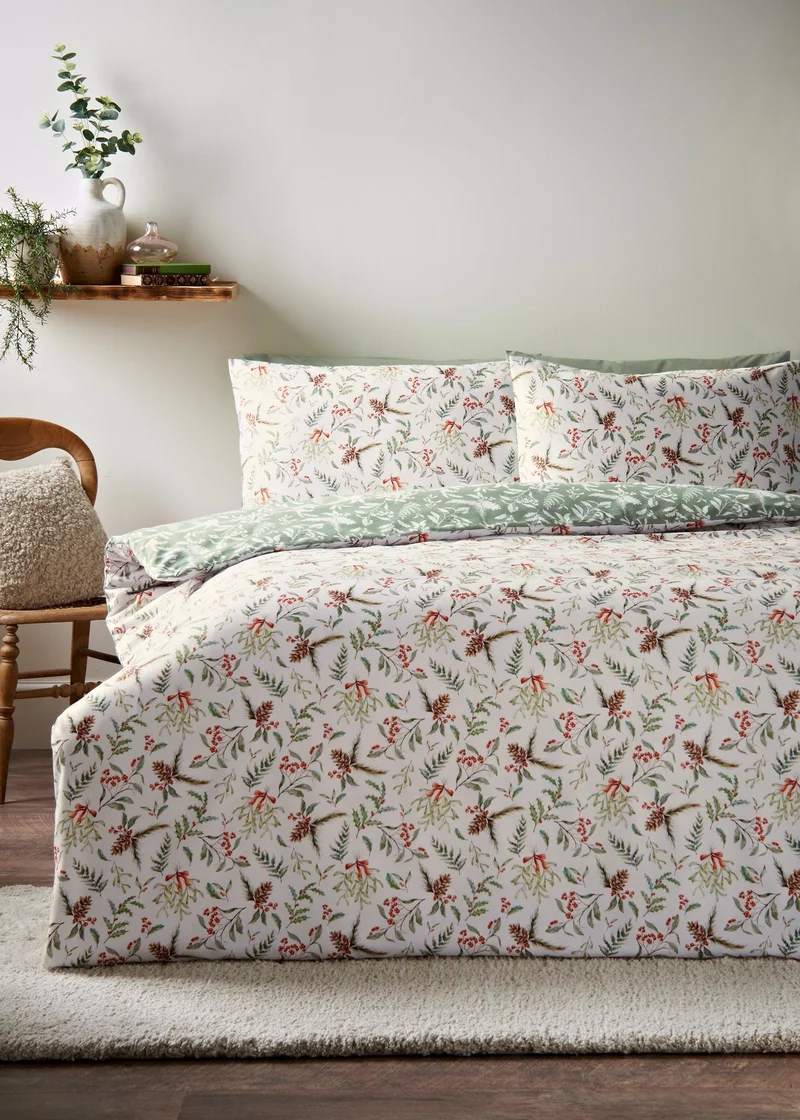 ماتلان Cream Winter Foliage Duvet Set